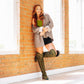 Lexington OTK Corset - Olive Suede