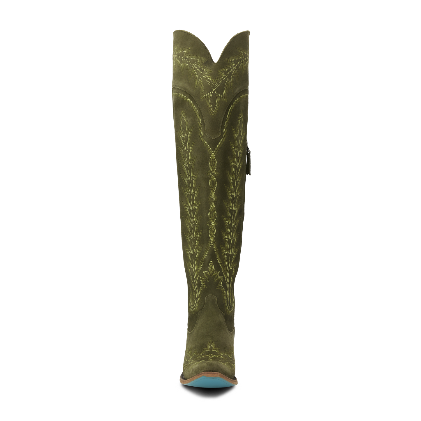 Lexington OTK Corset - Olive Suede
