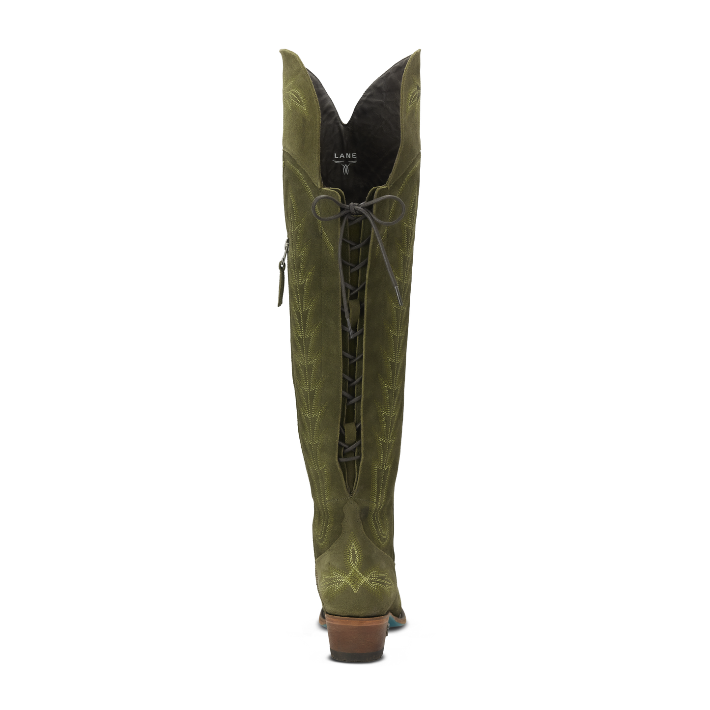 Lexington OTK Corset - Olive Suede