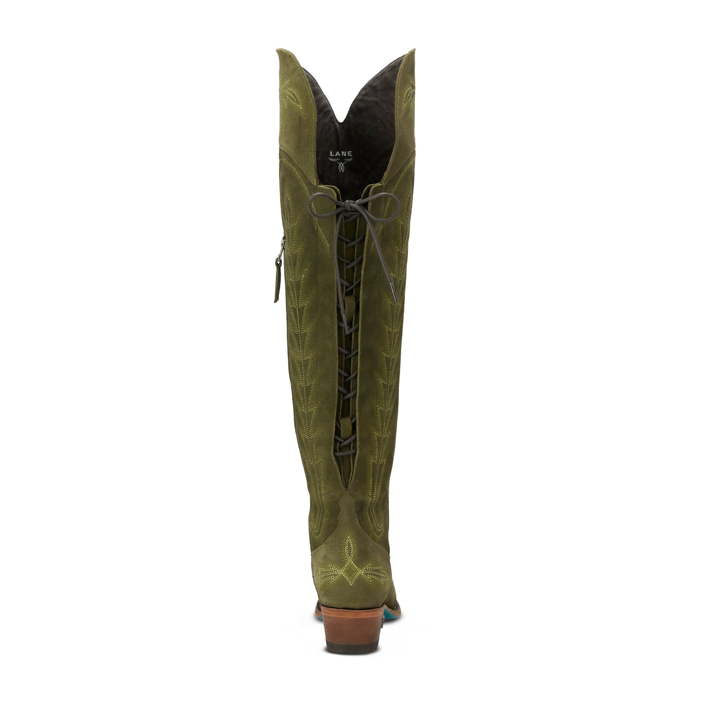 Lexington OTK Corset - Olive Suede