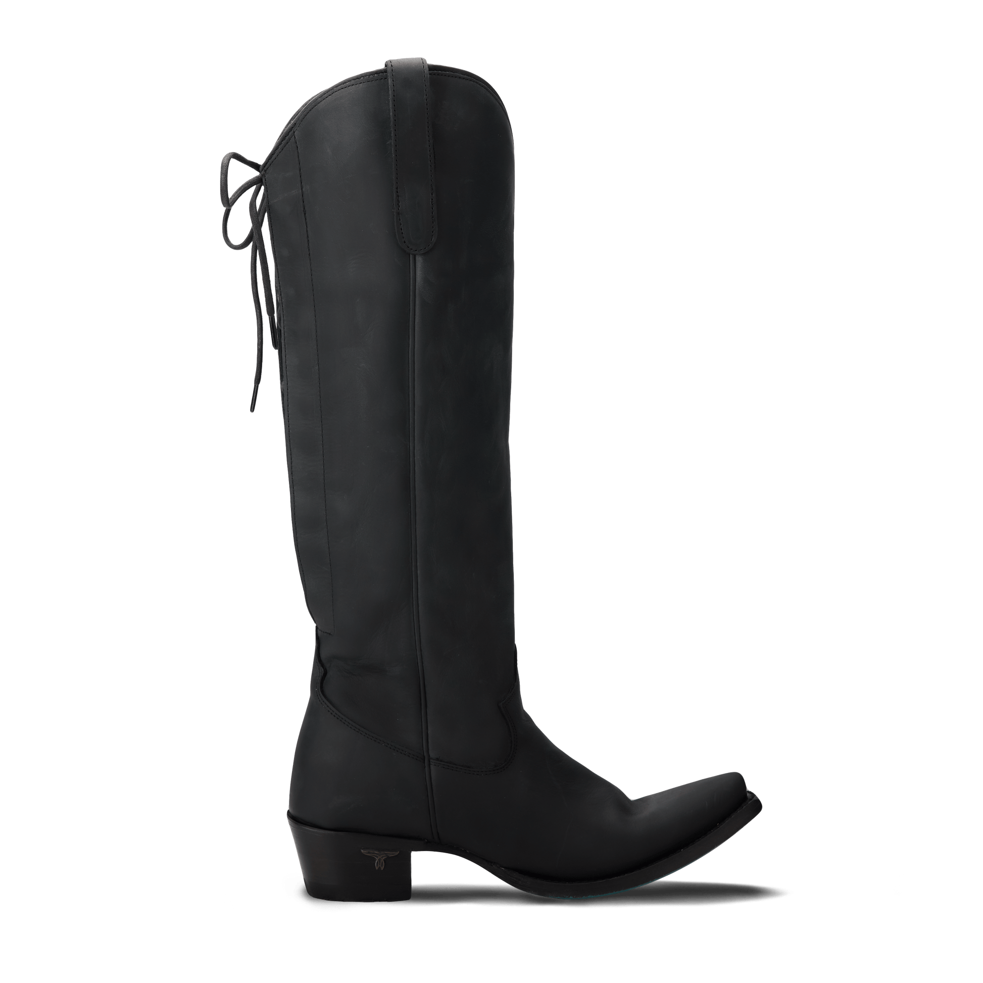 Olivia Jane matte black PS4 cowboy boot
