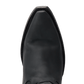 Olivia Jane matte black boot, top view