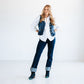 Emma Jane Bootie - Navy Suede