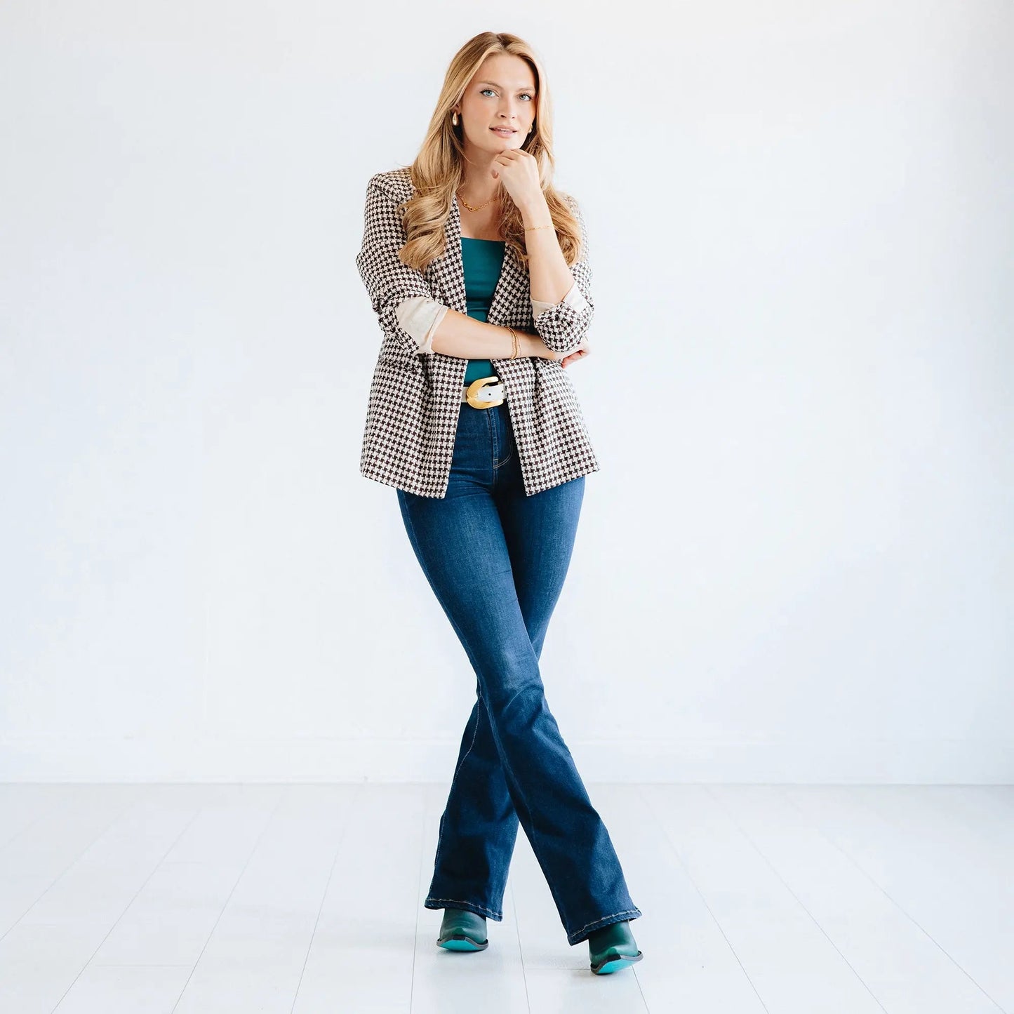 Emma Jane Bootie - Emerald Green