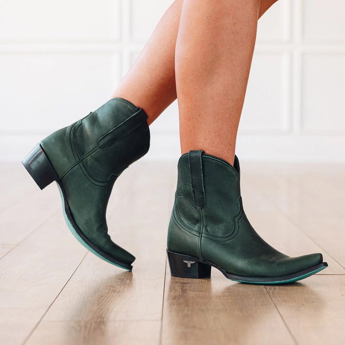 Emma Jane Bootie - Emerald Green