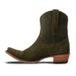 Emma Jane Bootie - Olive Suede