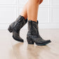 Black studded Dolly Bootie
