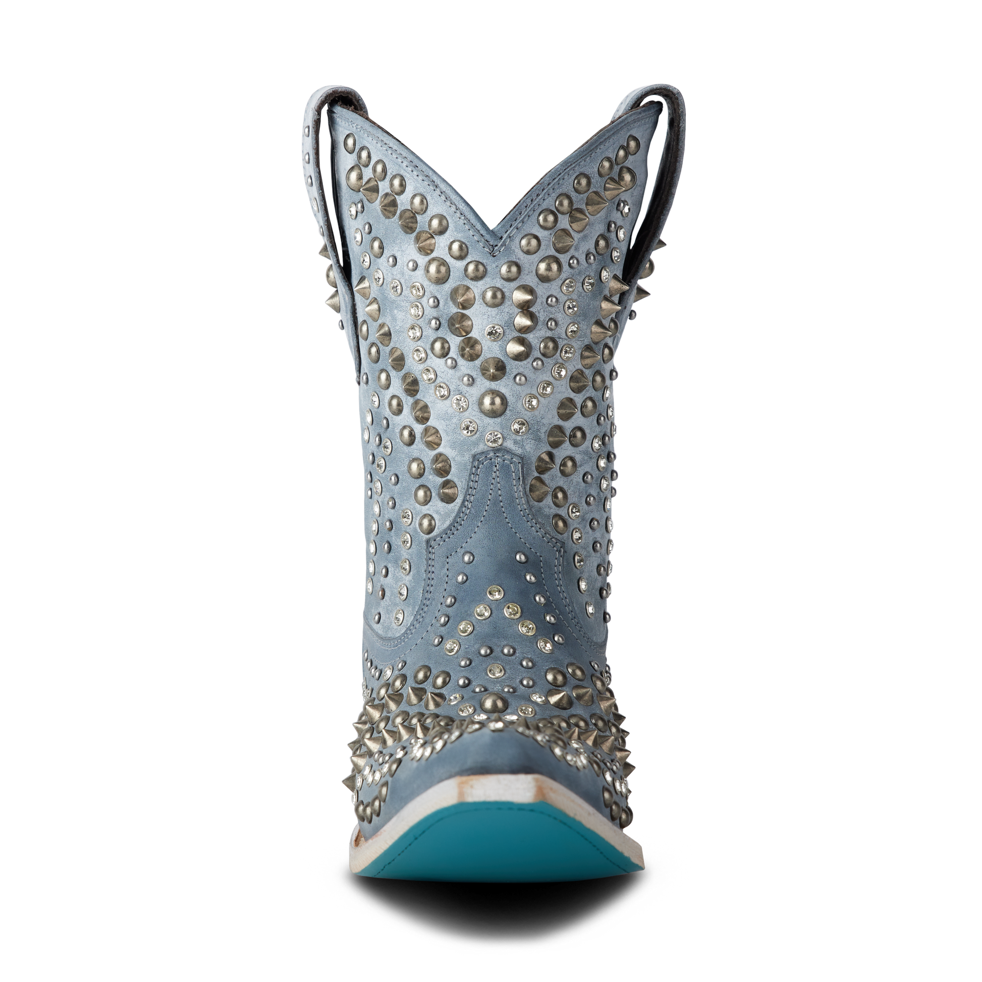 Dolly Bootie Washed Denim Cowboy Boot
