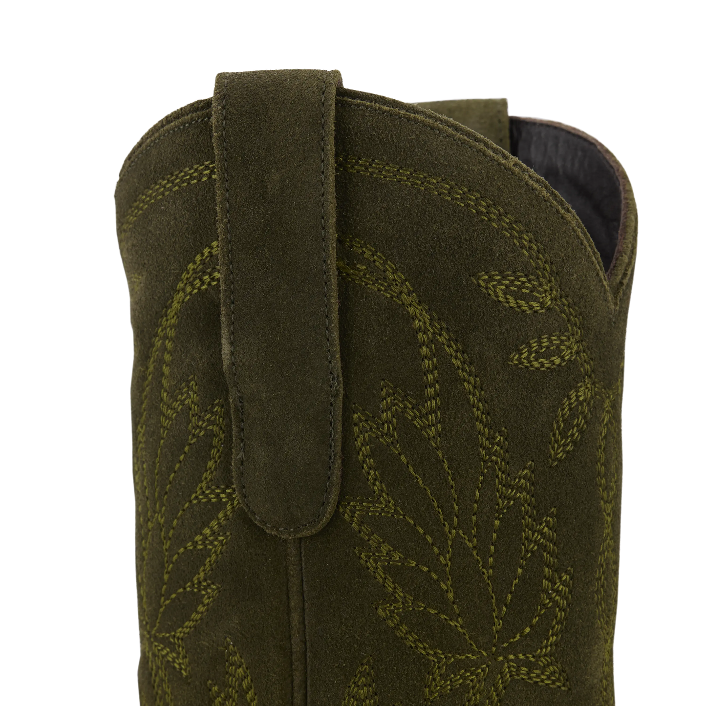 Sandaga Midi - Olive Suede