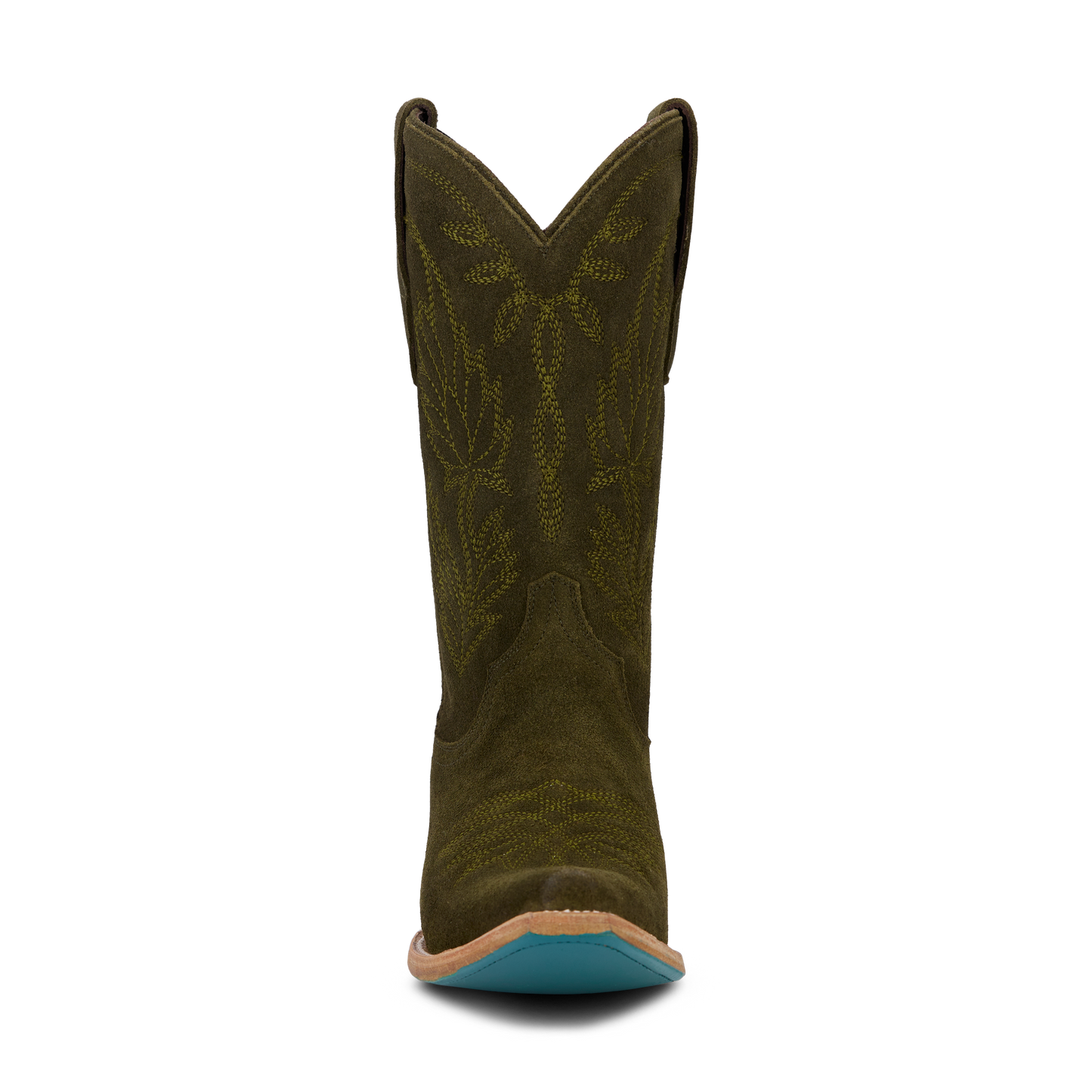 Sandaga Midi - Olive Suede