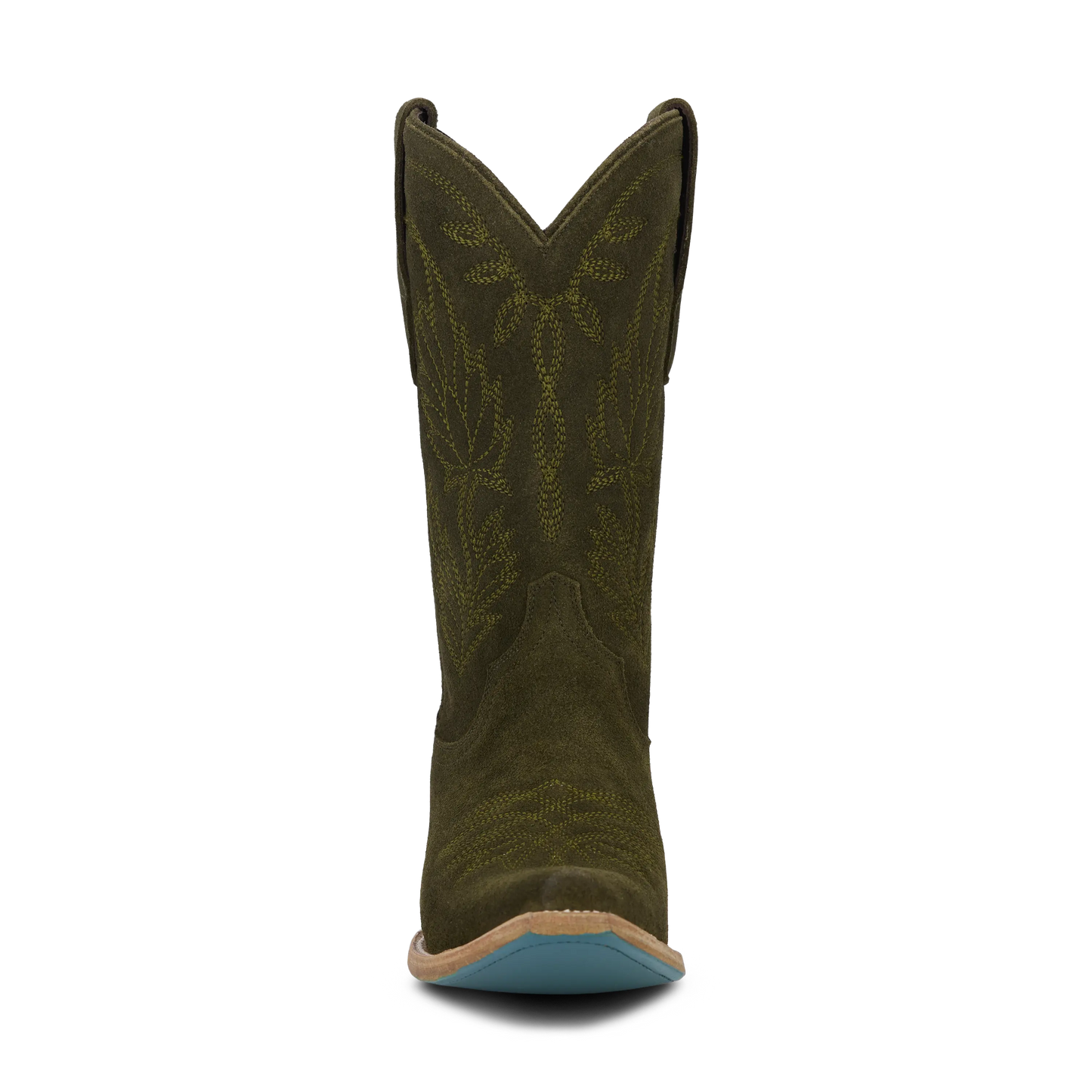 Sandaga Midi - Olive Suede