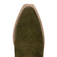 Olive suede Sandaga boot toe