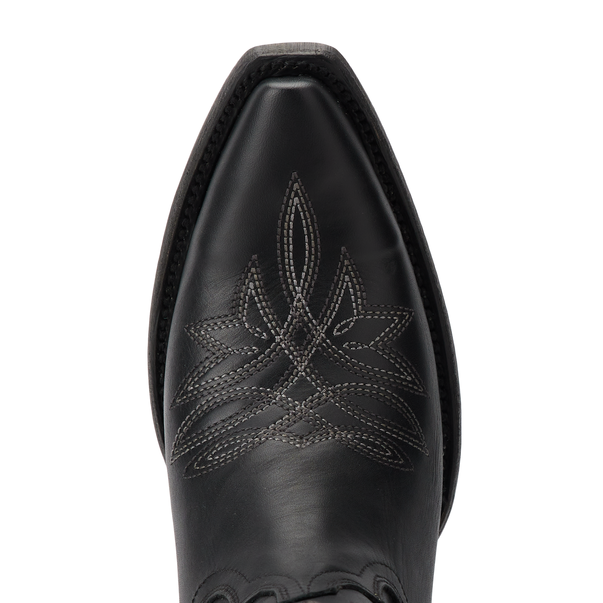 Sandaga Jet Black Cowboy Boot Toe