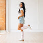 Smokeshow Boot - Matte White and Neon Pink