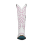 White & neon pink Smokeshow cowboy boot