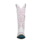 Smokeshow Boot - Matte White and Neon Pink