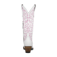White & neon pink Smokeshow cowboy boot - PS3