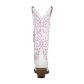 Smokeshow Boot - Matte White and Neon Pink