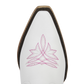 Smokeshow Boot - Matte White and Neon Pink