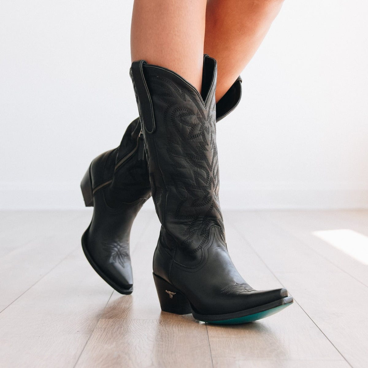 Smokeshow Jet Black LS55 Cowboy Boots