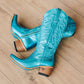 Smokeshow Boot - Turquoise Metallic