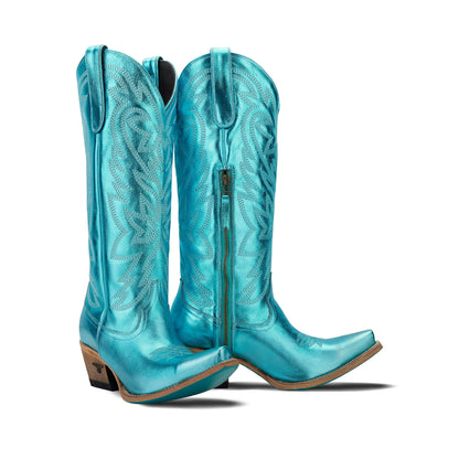 Smokeshow Boot - Turquoise Metallic