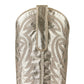 Champagne metallic Smokeshow cowboy boot detail