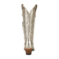 Champagne metallic Smokeshow cowboy boot