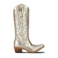 Champagne Metallic Smokeshow Cowboy Boots