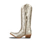Champagne metallic Smokeshow PS5 cowboy boot