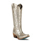 Champagne Metallic Smokeshow Cowboy Boot