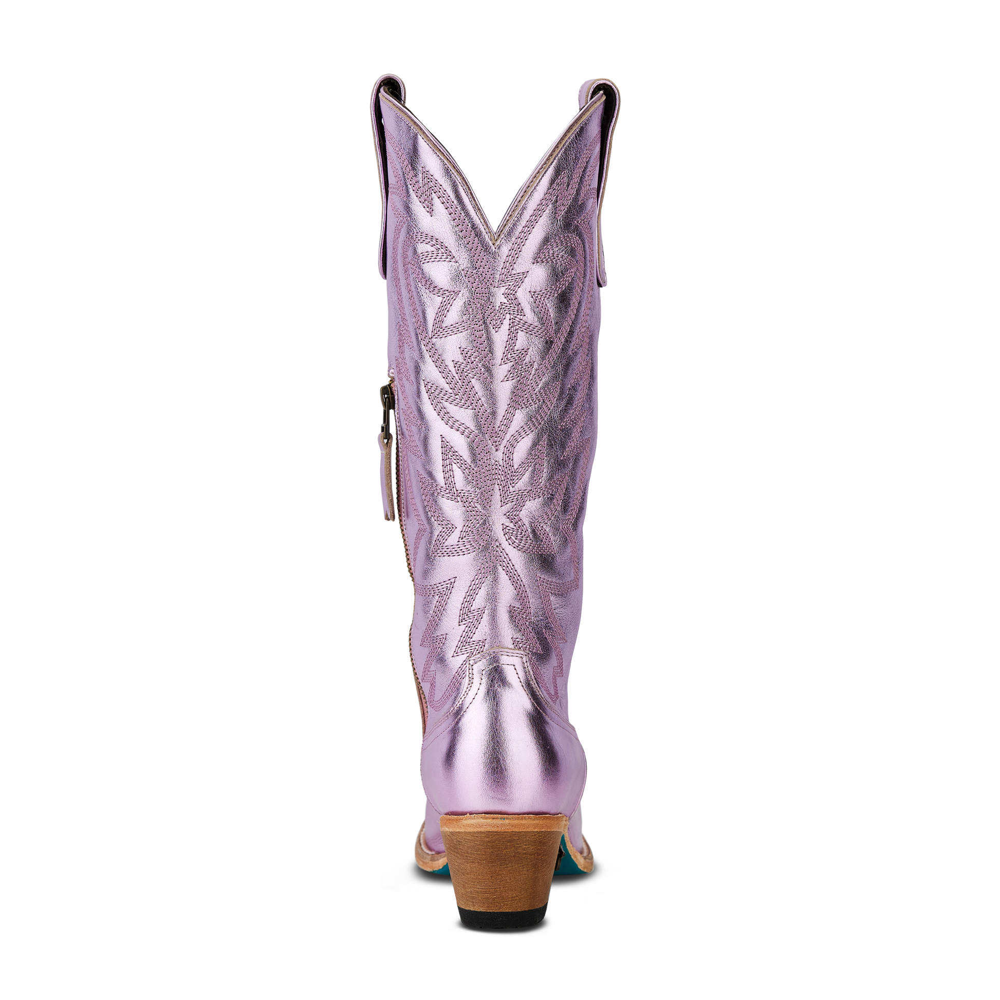 Lavender metallic Smokeshow cowboy boot