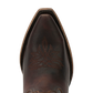 Cognac leather Smokeshow cowboy boot toe