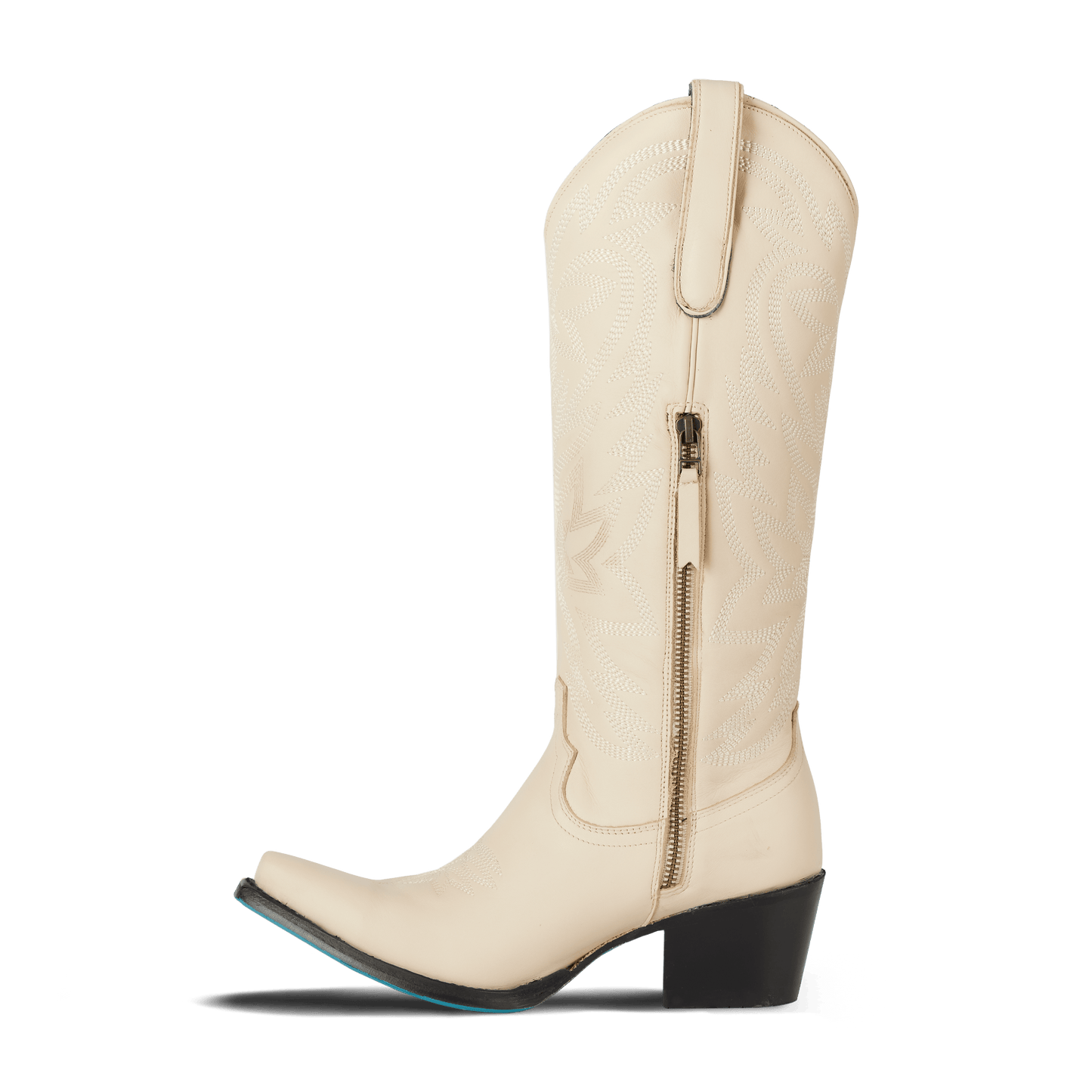 Pale ivory Smokeshow PS5 cowboy boot