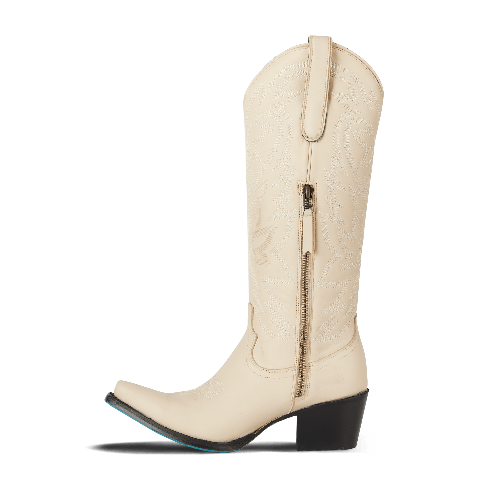 Pale ivory Smokeshow PS5 cowboy boot