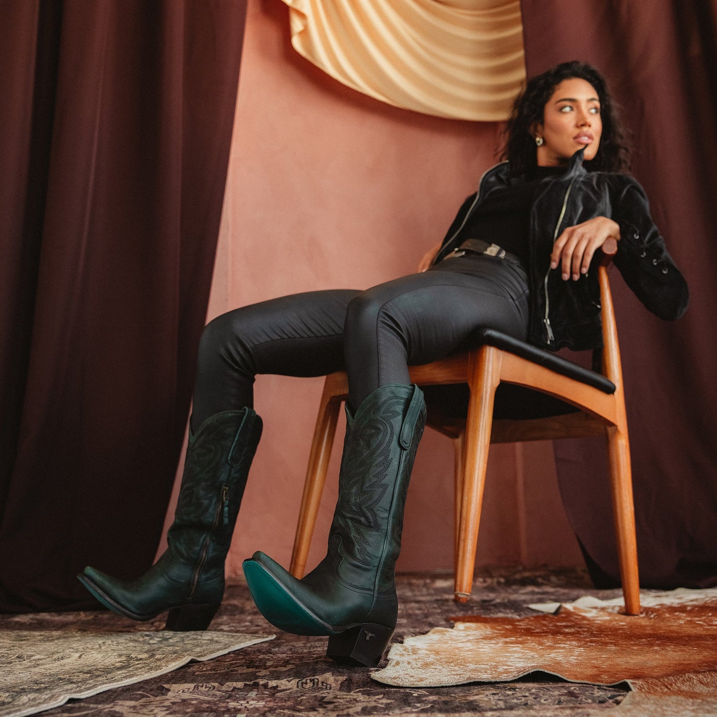 Smokeshow Boot - Emerald Green