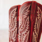 Monica Knee High Corset - Smoldering Ruby