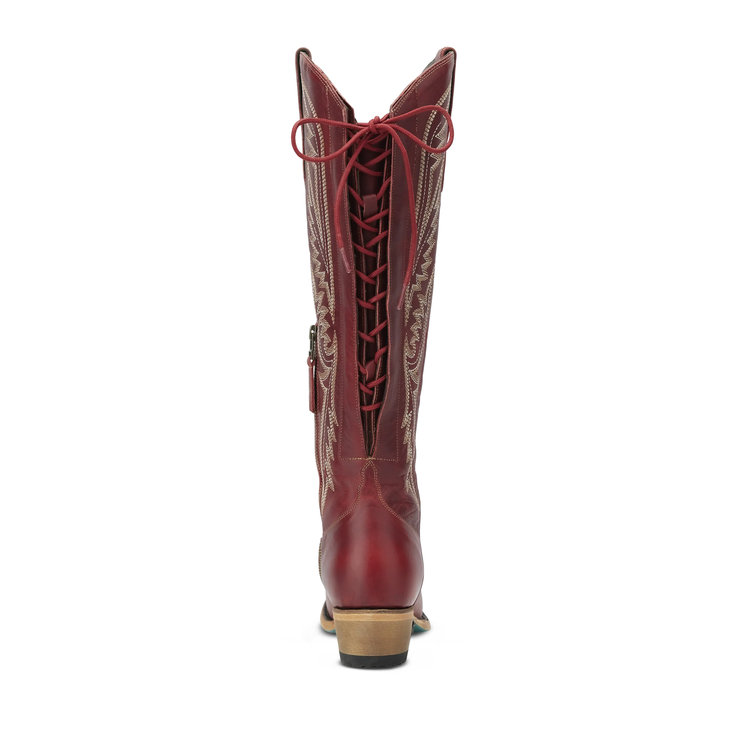 Monica Knee High Corset - Smoldering Ruby