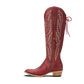 Monica Knee High Corset - Smoldering Ruby