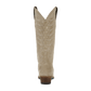 Tan squash blossom cowboy boot