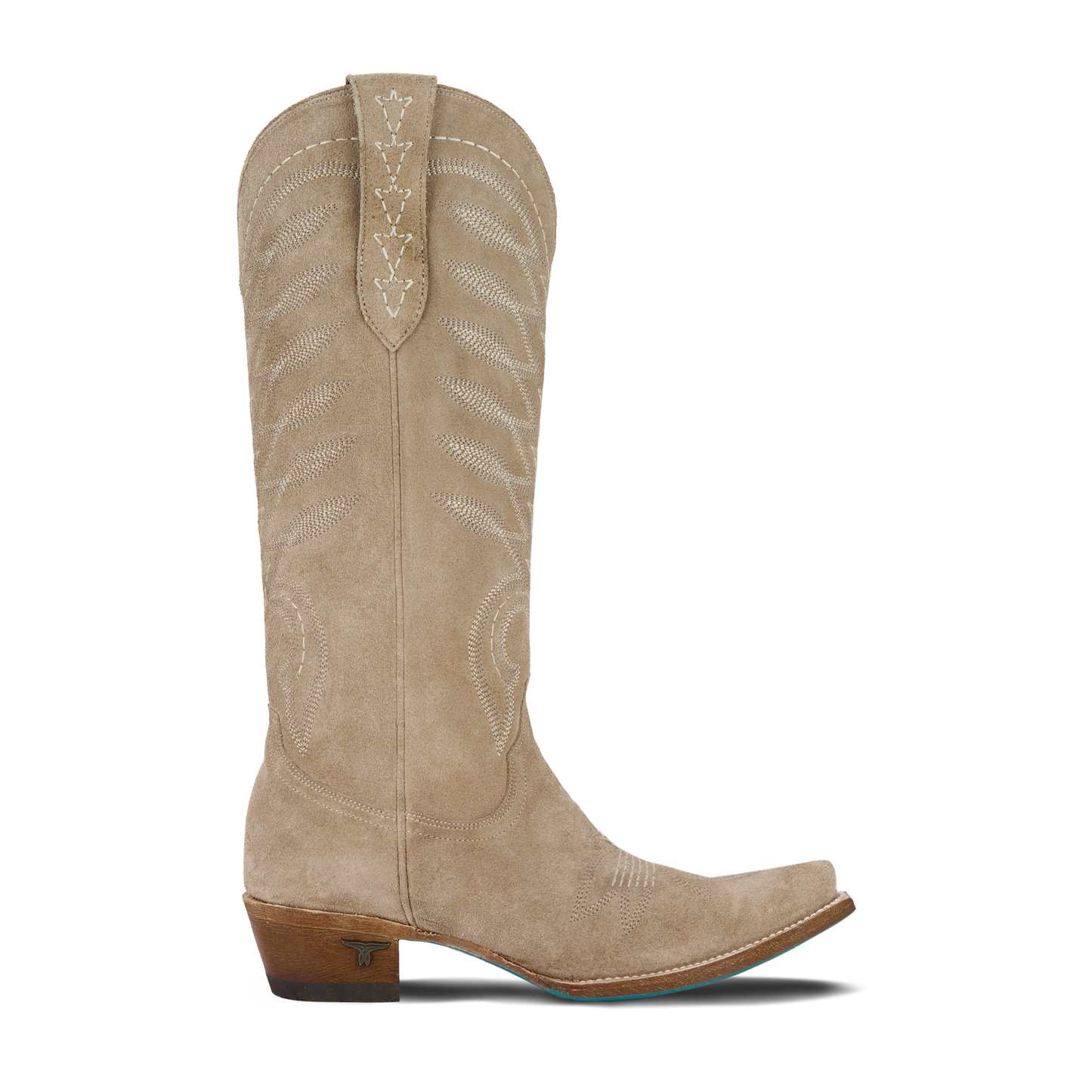 Squash Blossom Boot - Latte Suede