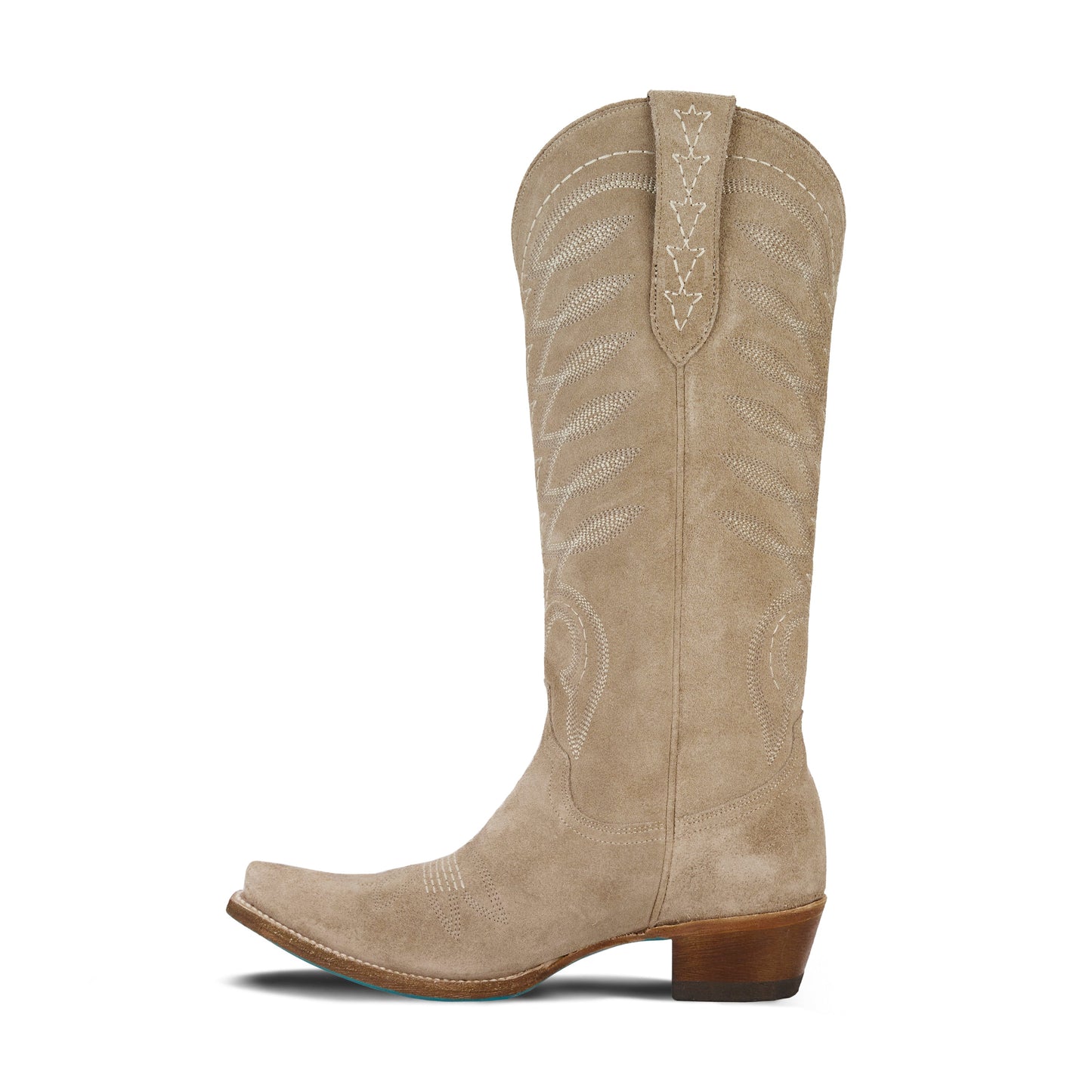 Squash Blossom Boot - Latte Suede