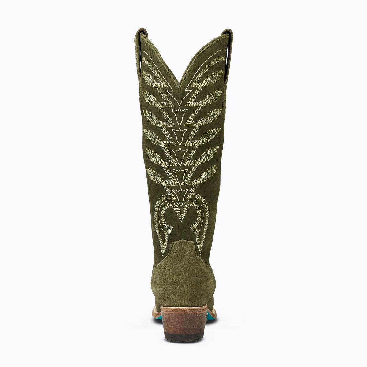 Squash Blossom - Olive Suede