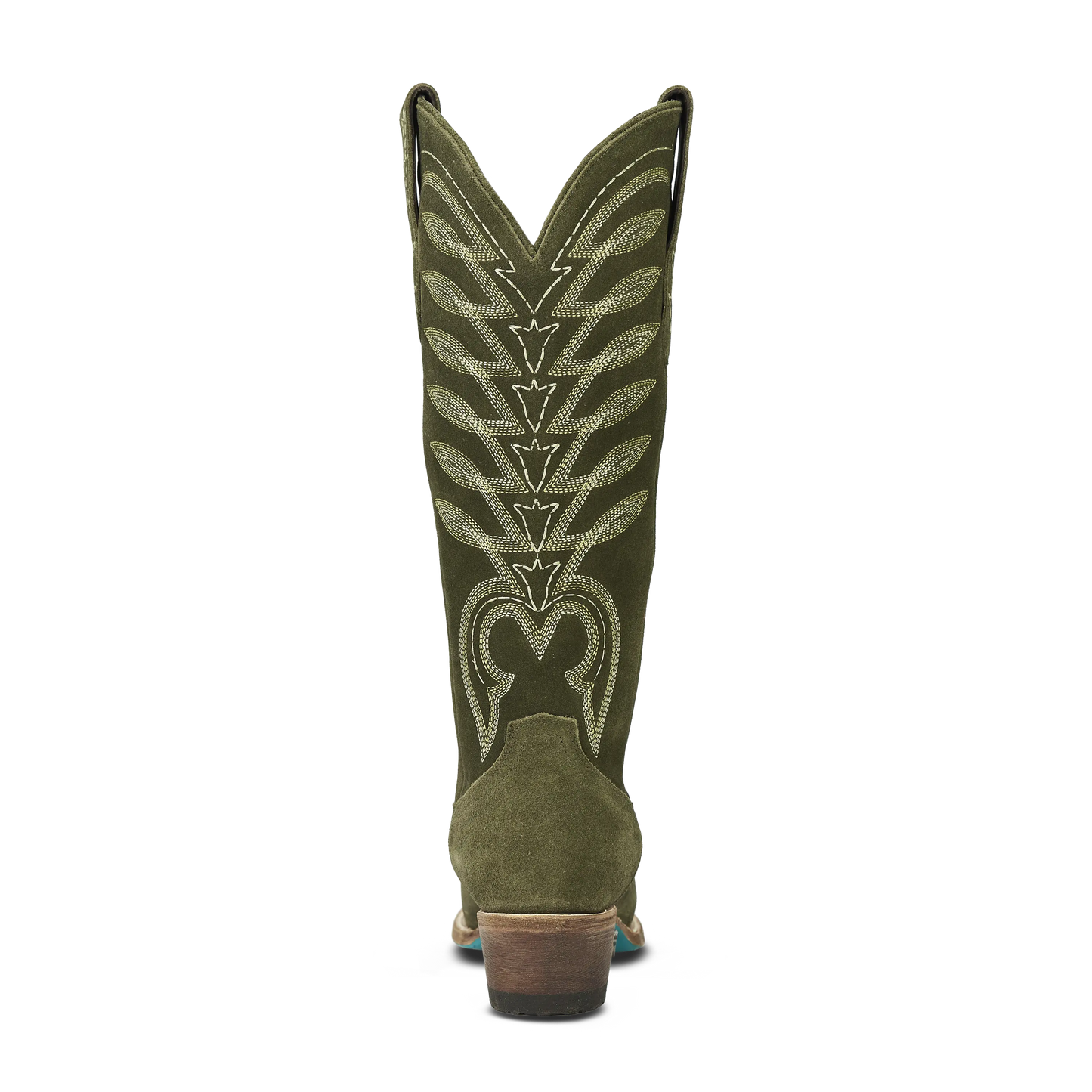 Squash Blossom Boot - Olive Suede