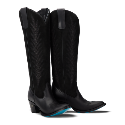 Black suede Jentry boots