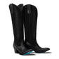Black suede Jentry boots