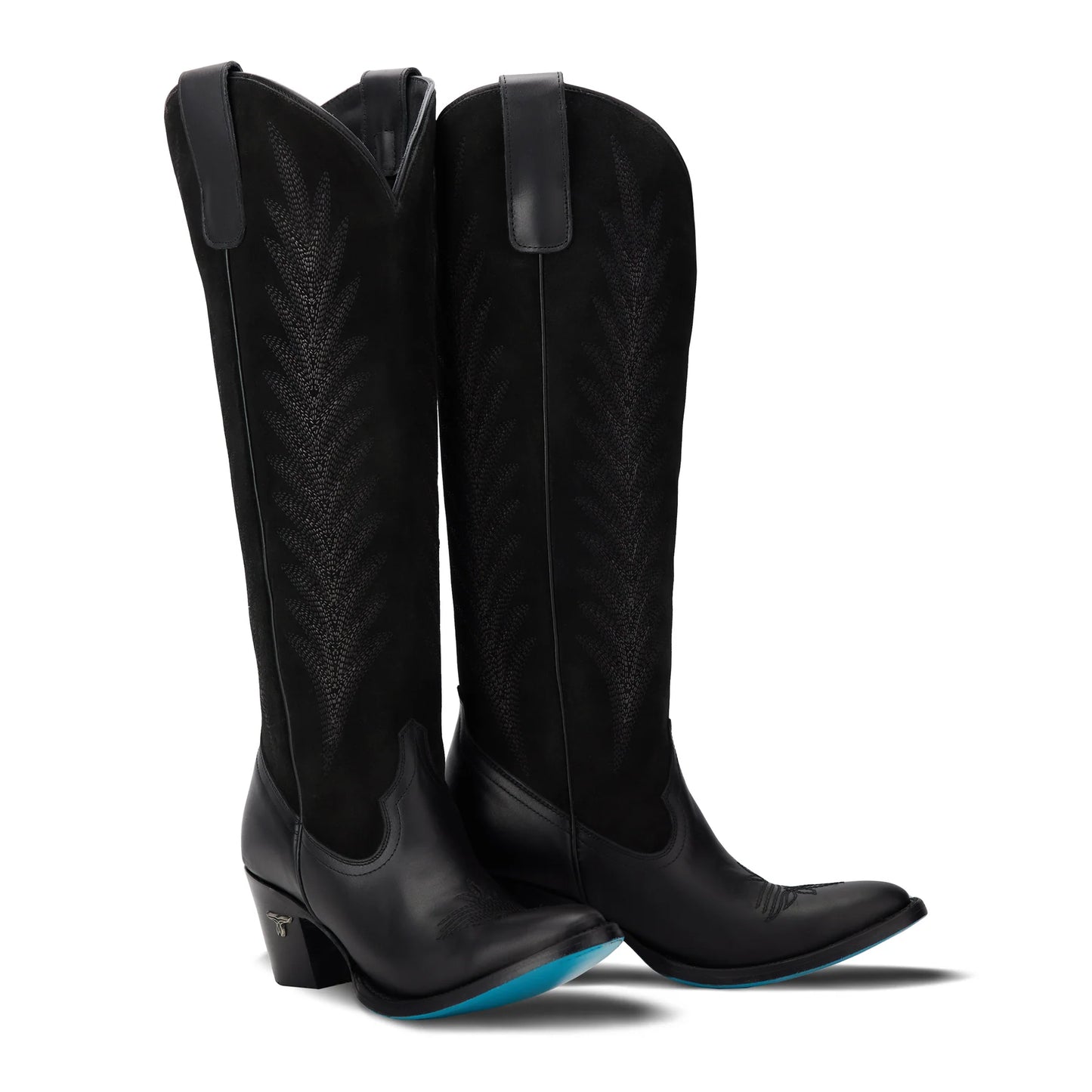 Black suede Jentry boots