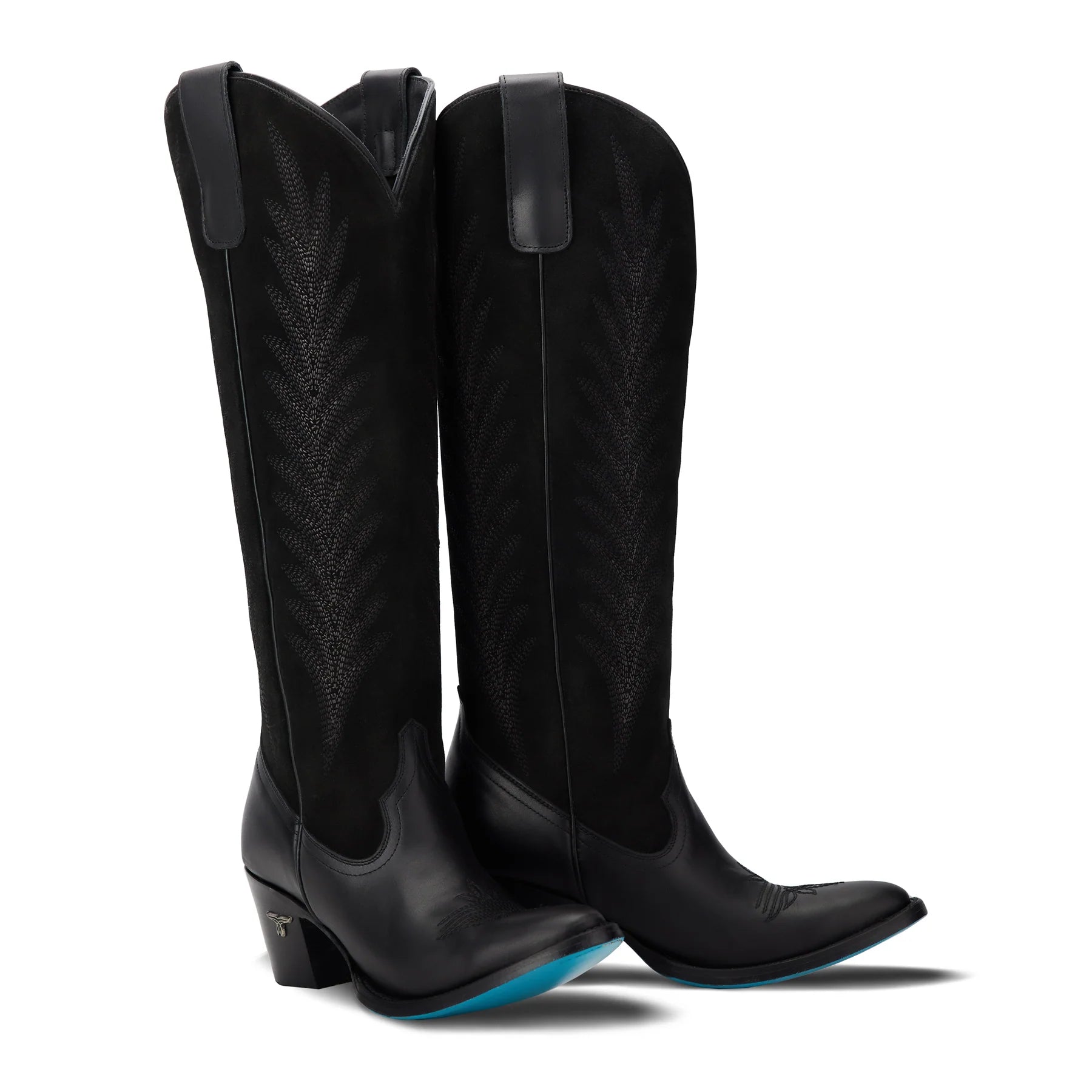 Black suede Jentry boots