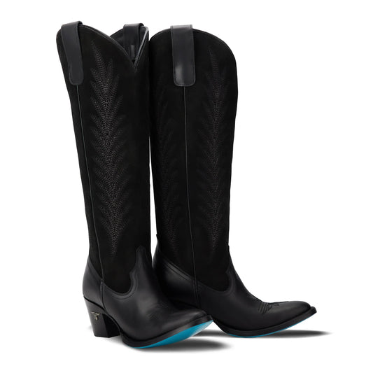 Black suede Jentry boots