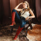 Jentry Knee High Boot in Smoldering Ruby | Bourbon Cowgirl